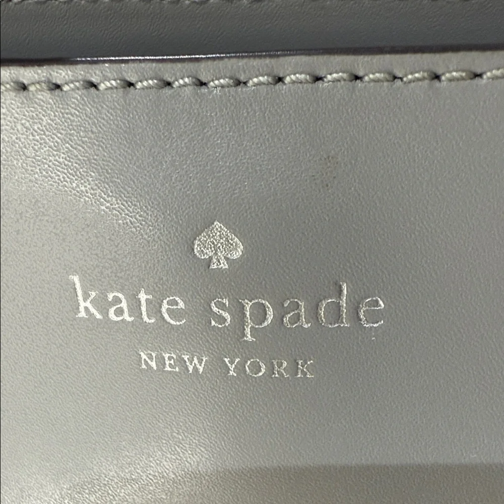 Kate Spade Light Gray Tote Bag